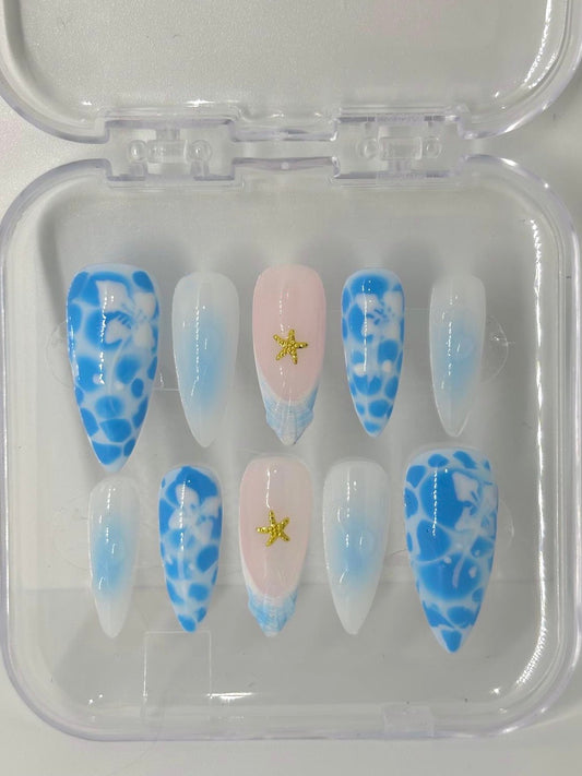 Press-on Nails océan breeze meli nails