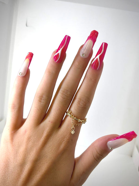 Press-on Nails Solar pop Meli nails